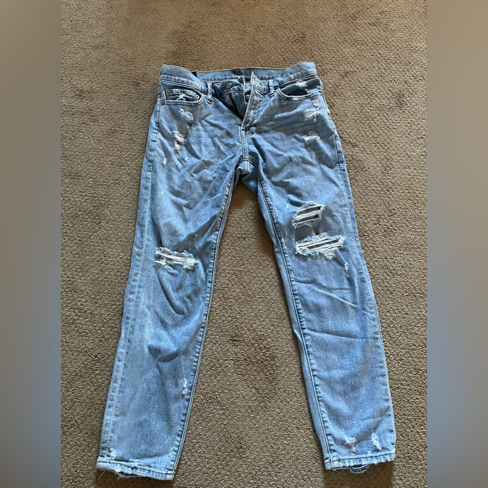 Abercrombie & Fitch Slim Stretch Jeans, Lightwash